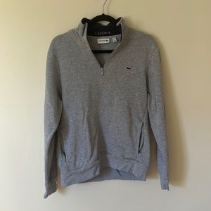 Lacoste quarter zip with pockets